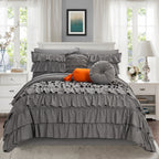 10-Piece Cinderella Comforter Set, Includes 4-Piece Sheet Set with Double Sided Storage Pockets