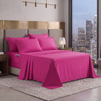 Extra deep Pocket 3 Line Embroidery, 6-Piece Sheet Set