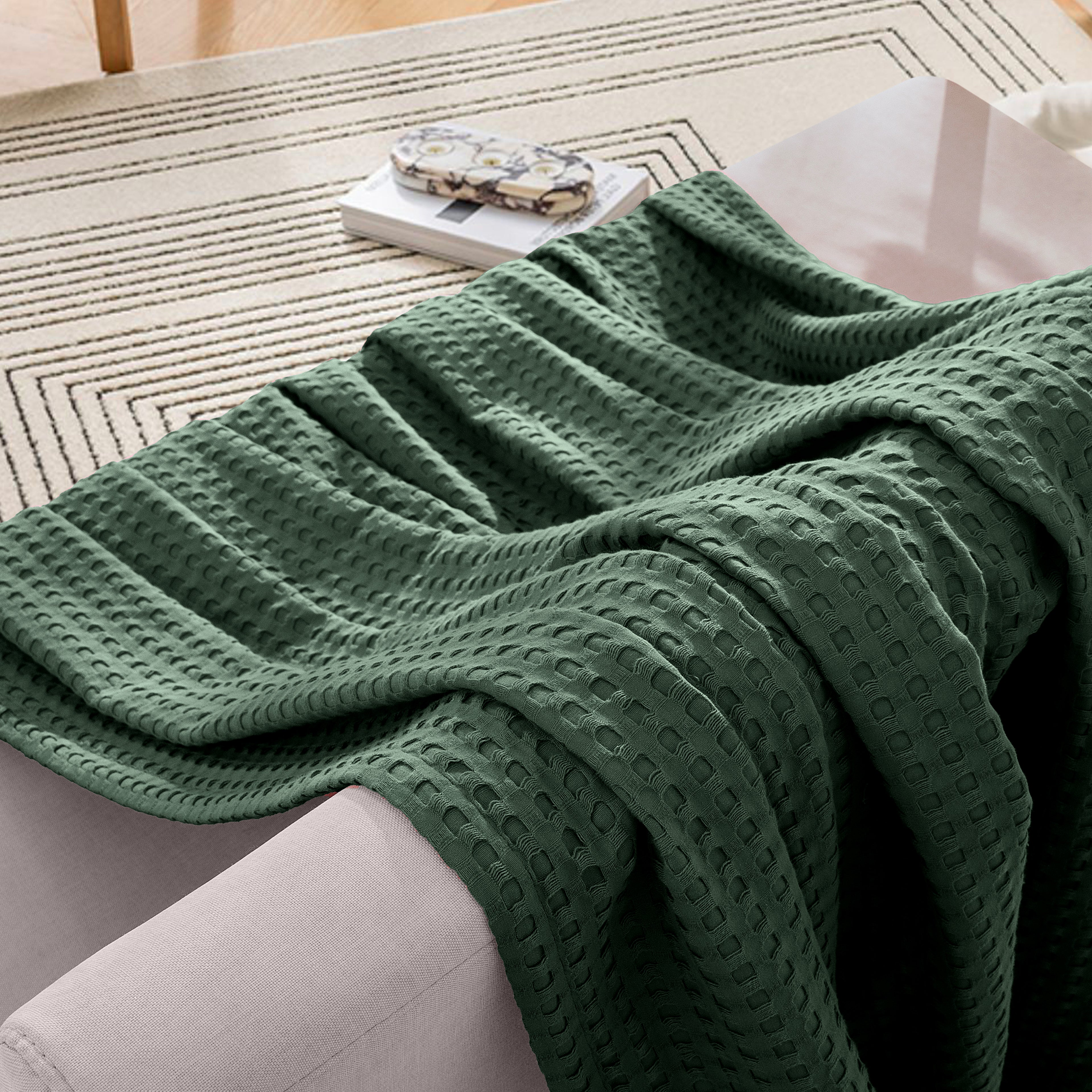 Cotton Waffle Blanket