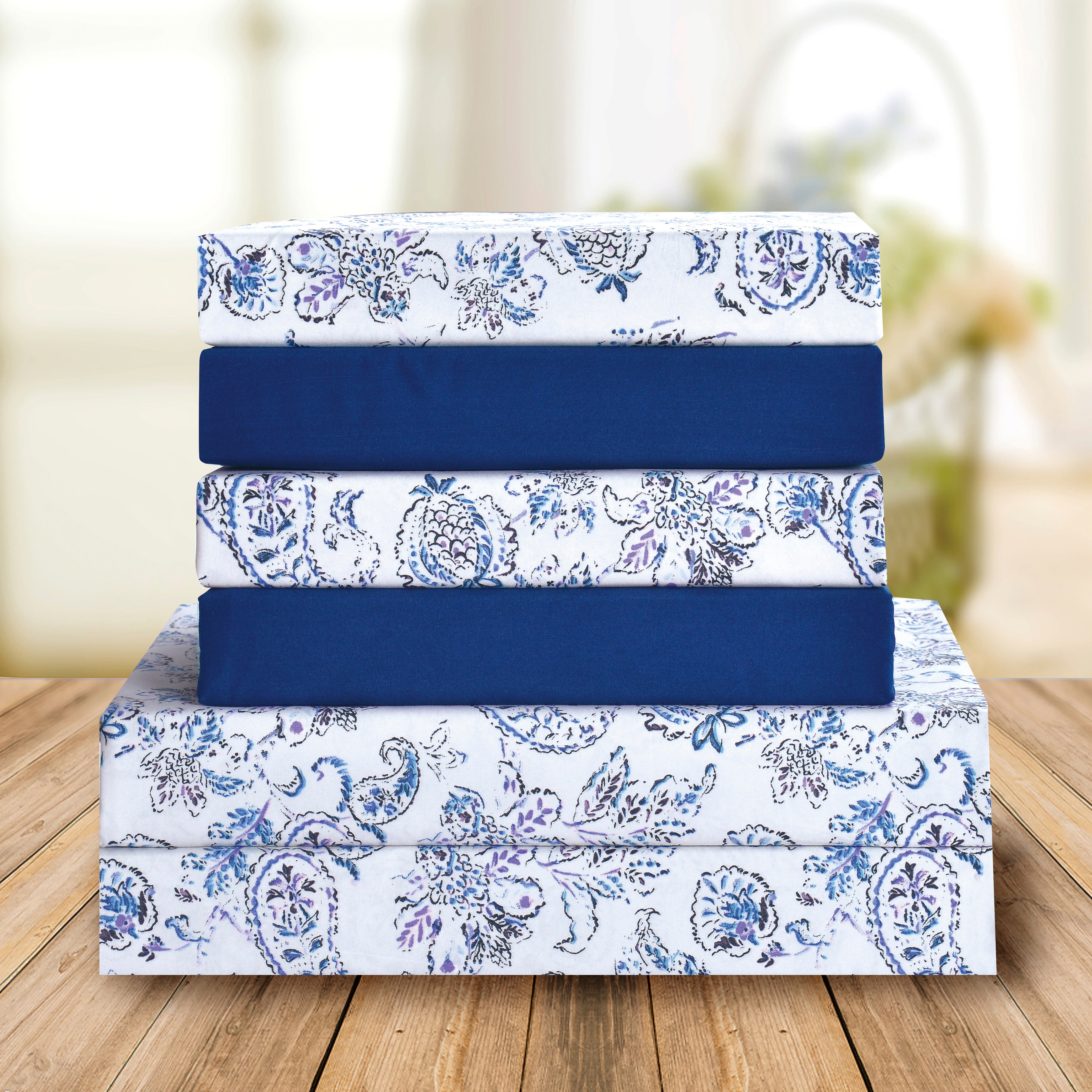 6-Piece Paisley Printed Pattern - Soft as a Hotel Premium Quality Sheet Set