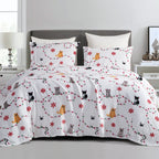 4-Piece Holiday Christmas Velvet Plush Flannel Sheet Set
