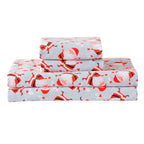 4-Piece Holiday Cotton Flannel Sheet Set - 100% Turkish Cotton