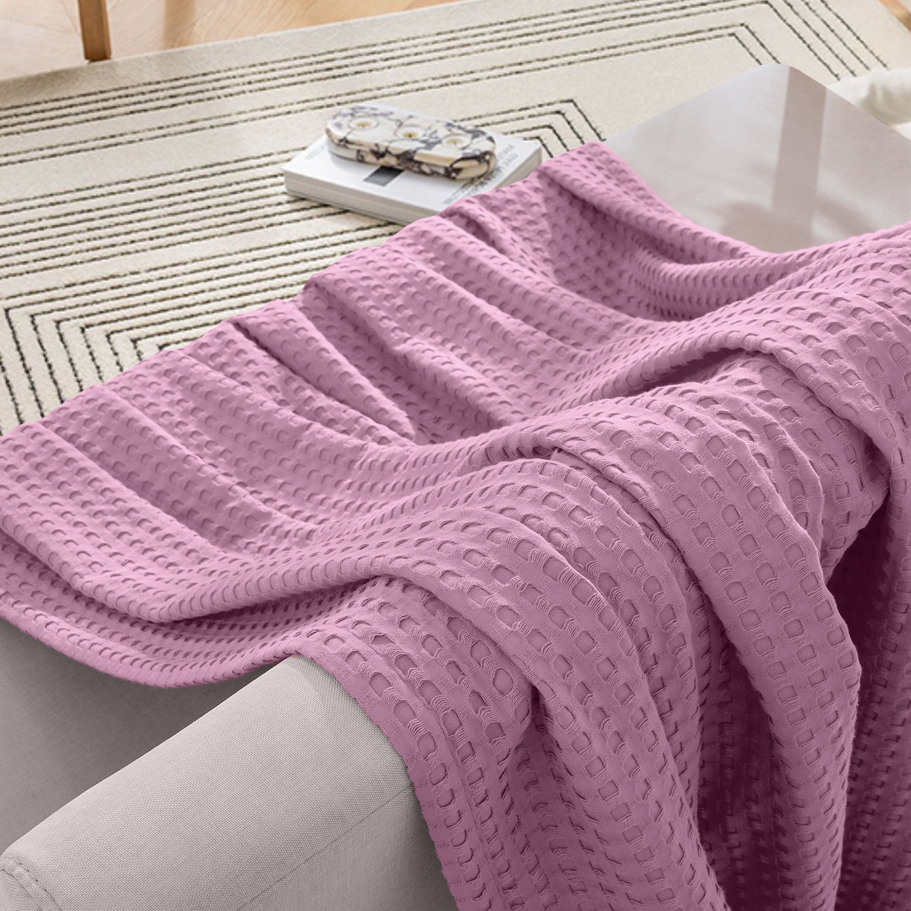 Cotton Waffle Blanket