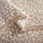 50" x 70"  Ultra Soft Checkered Knitted Throw Blanket