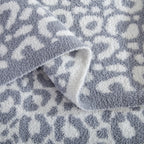 50" x 70"  Ultra Soft Checkered Knitted Throw Blanket