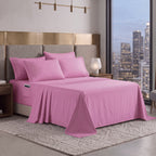 Extra deep Pocket 3 Line Embroidery, 6-Piece Sheet Set