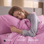 Extra deep Pocket 3 Line Embroidery, 6-Piece Sheet Set