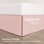 8-Piece Pintuck Pinch Pleated Comforter Set - Includes 4-Piece Sheet Set with Double Sided Storage Pockets