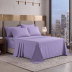 Extra deep Pocket 3 Line Embroidery, 6-Piece Sheet Set
