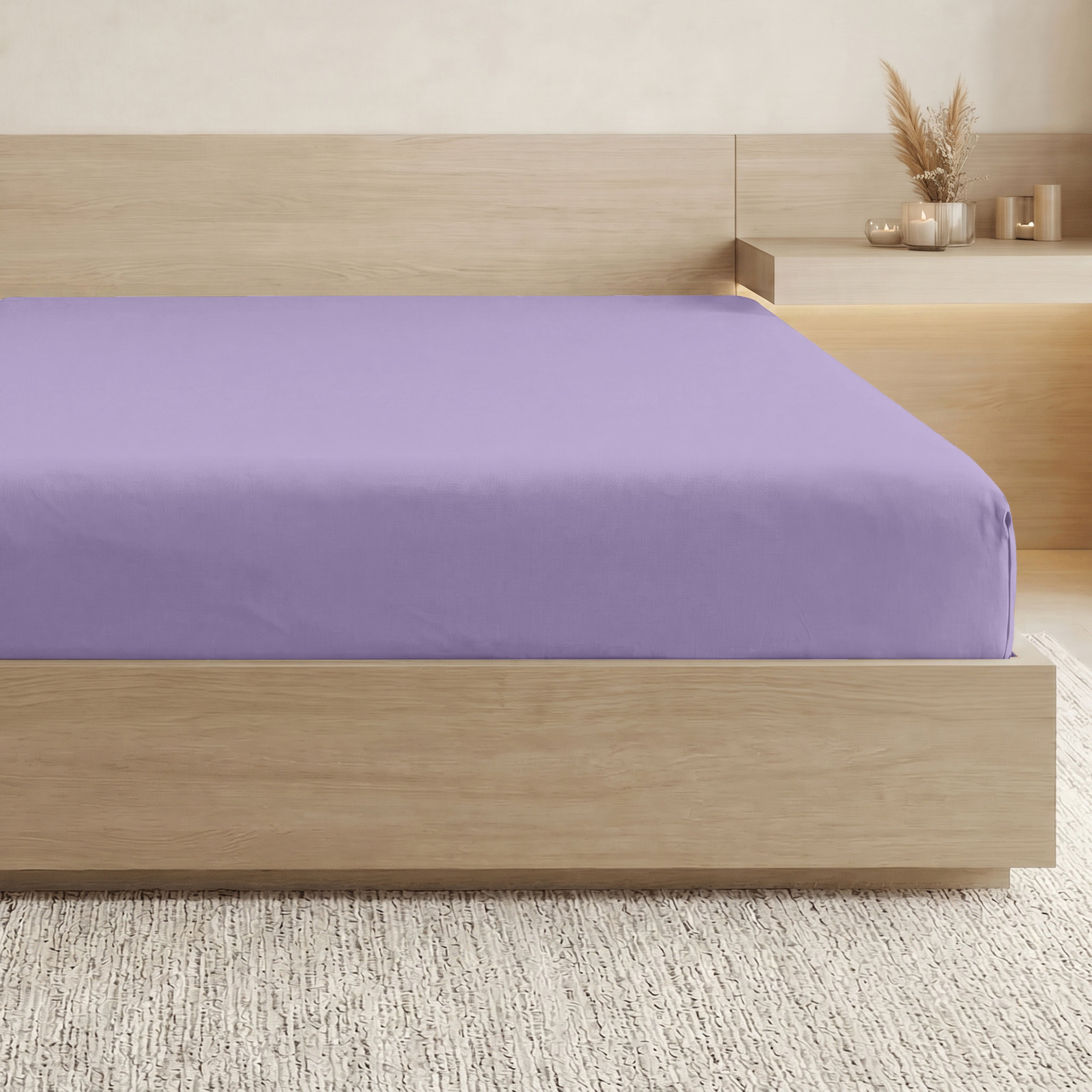 Essential 1 Piece Solid Fitted Sheet - All Around Elastic