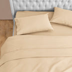4-Piece Cotton Flannel Sheet Set - 100% Turkish Cotton