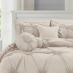 10-Piece Sunflower Comforter Set - Includes 4-Piece Sheet Set with Double Sided Storage Pockets