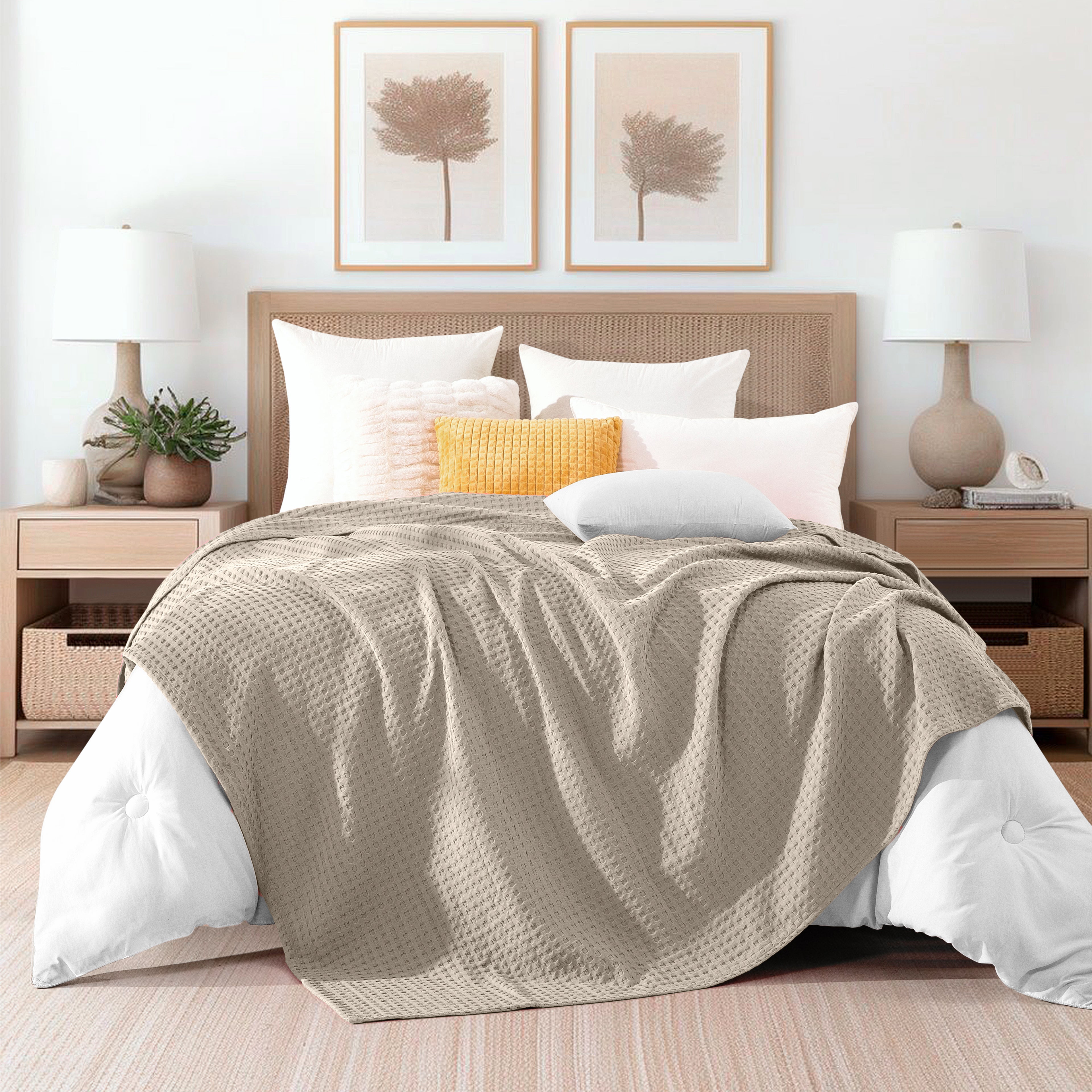 Cotton Waffle Blanket