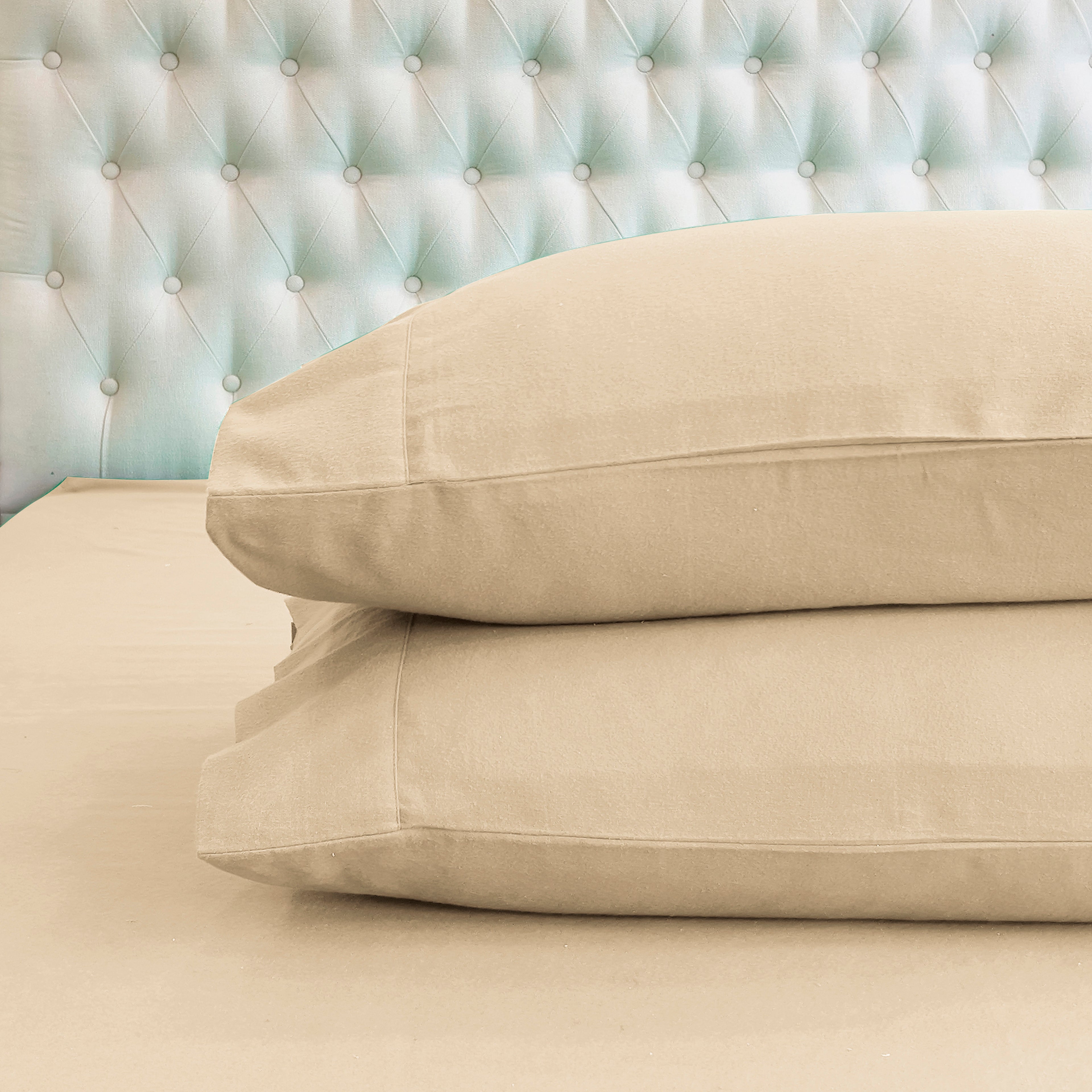4-Piece Cotton Flannel Sheet Set - 100% Turkish Cotton