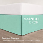 8-Piece Pintuck Pinch Pleated Comforter Set - Includes 4-Piece Sheet Set with Double Sided Storage Pockets