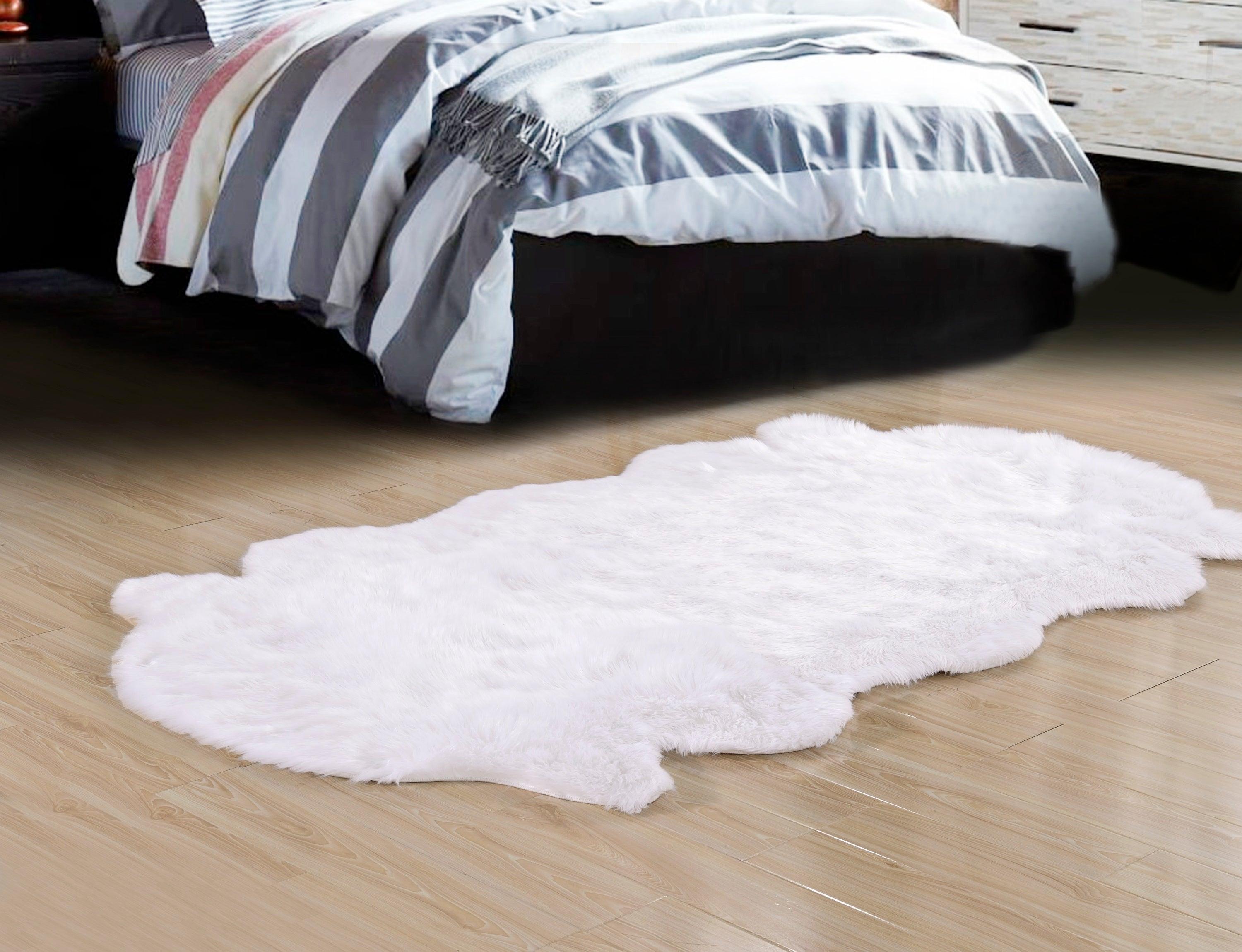 5'x 8' Feet Faux Fur Area Rug