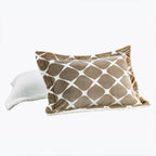 3-Piece Micro-Suede Reversible Sherpa - Bloomingdale Pattern Comforter Set