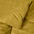 8-Piece Dobby Stripe Comforter Set - Includes 4-Piece Sheet Set with Double Sided Storage Pockets