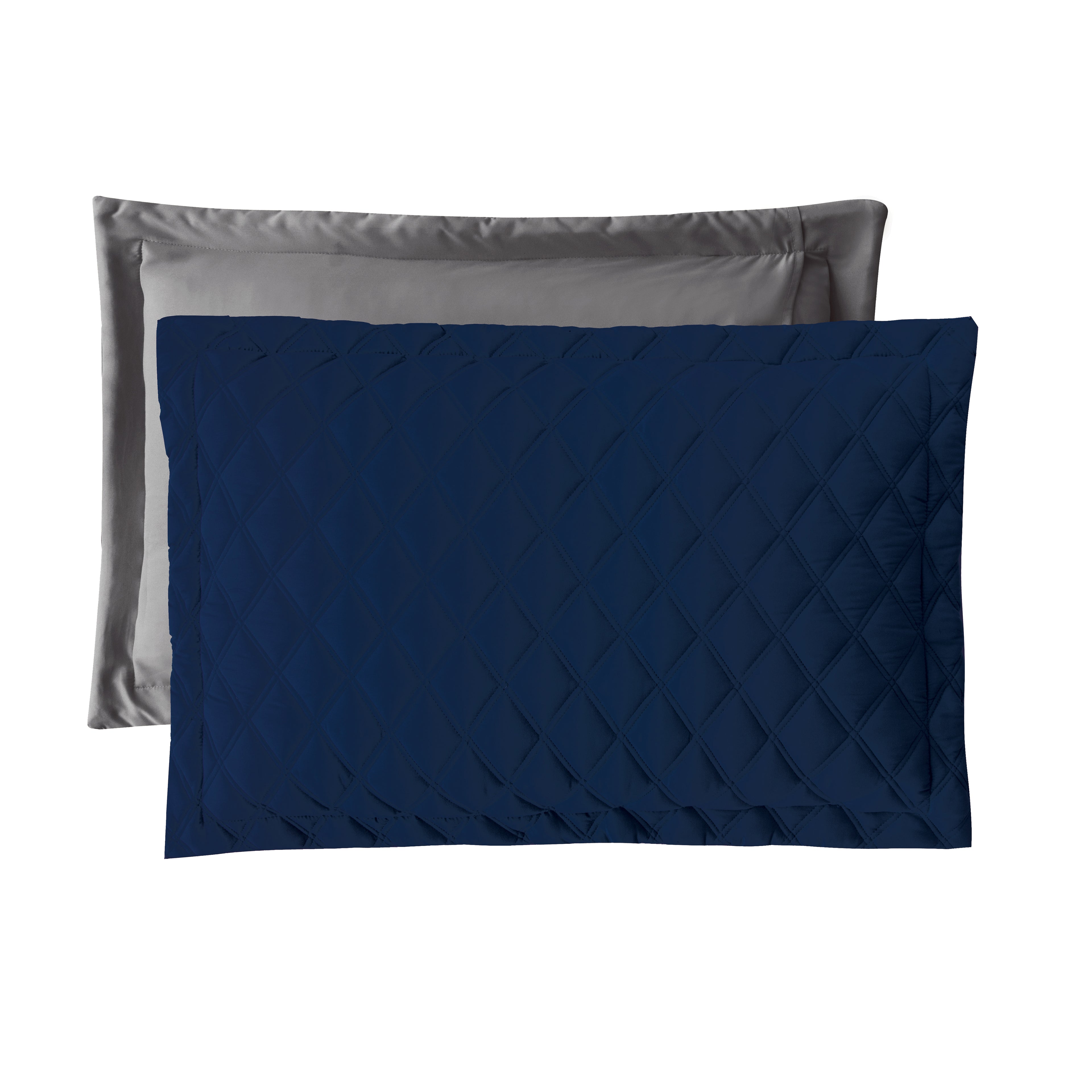 3-Piece Diamond Quilted Reversible Bedspread Coverlet Set