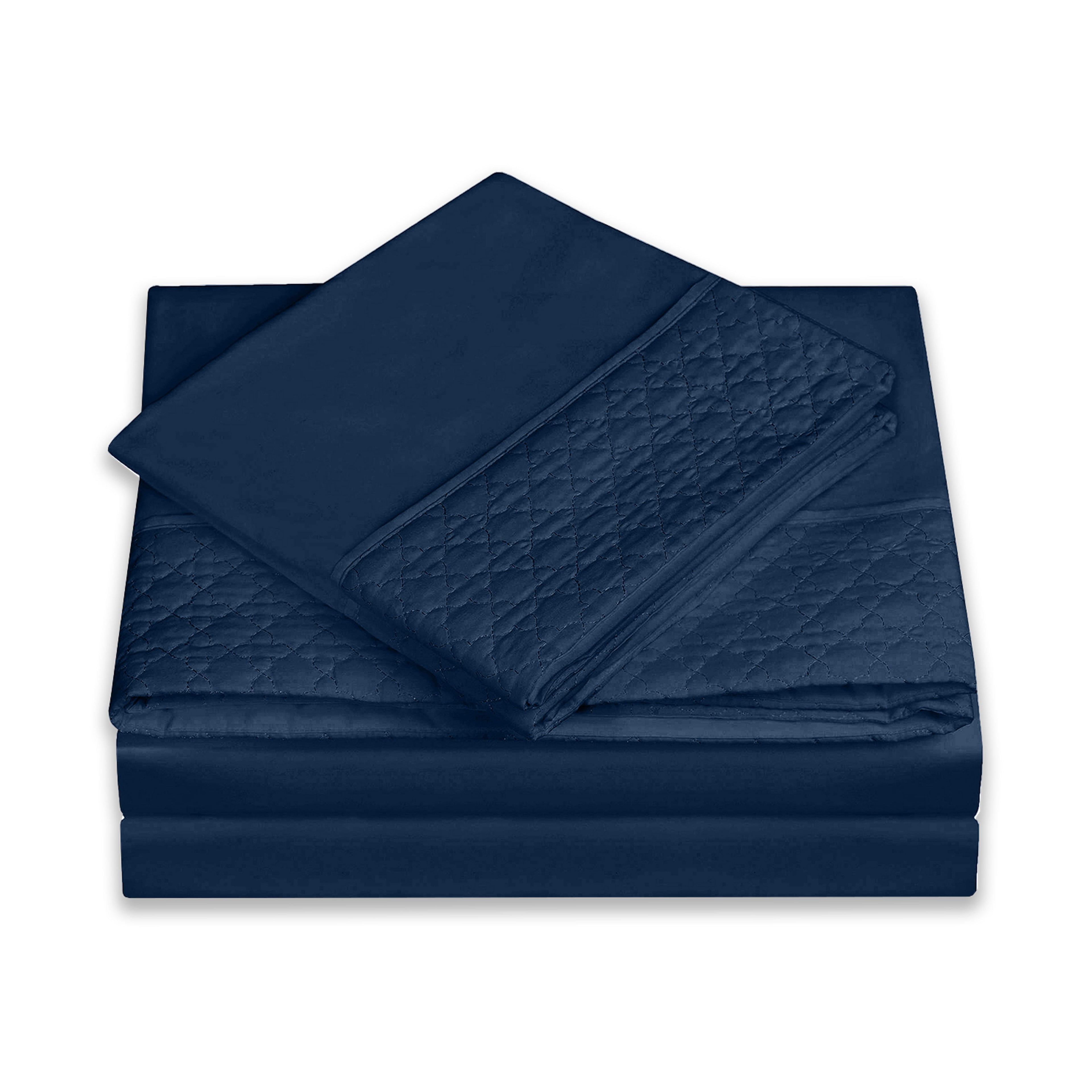 Quilted 4-Piece Sheet Set, Premium Hotel Quality