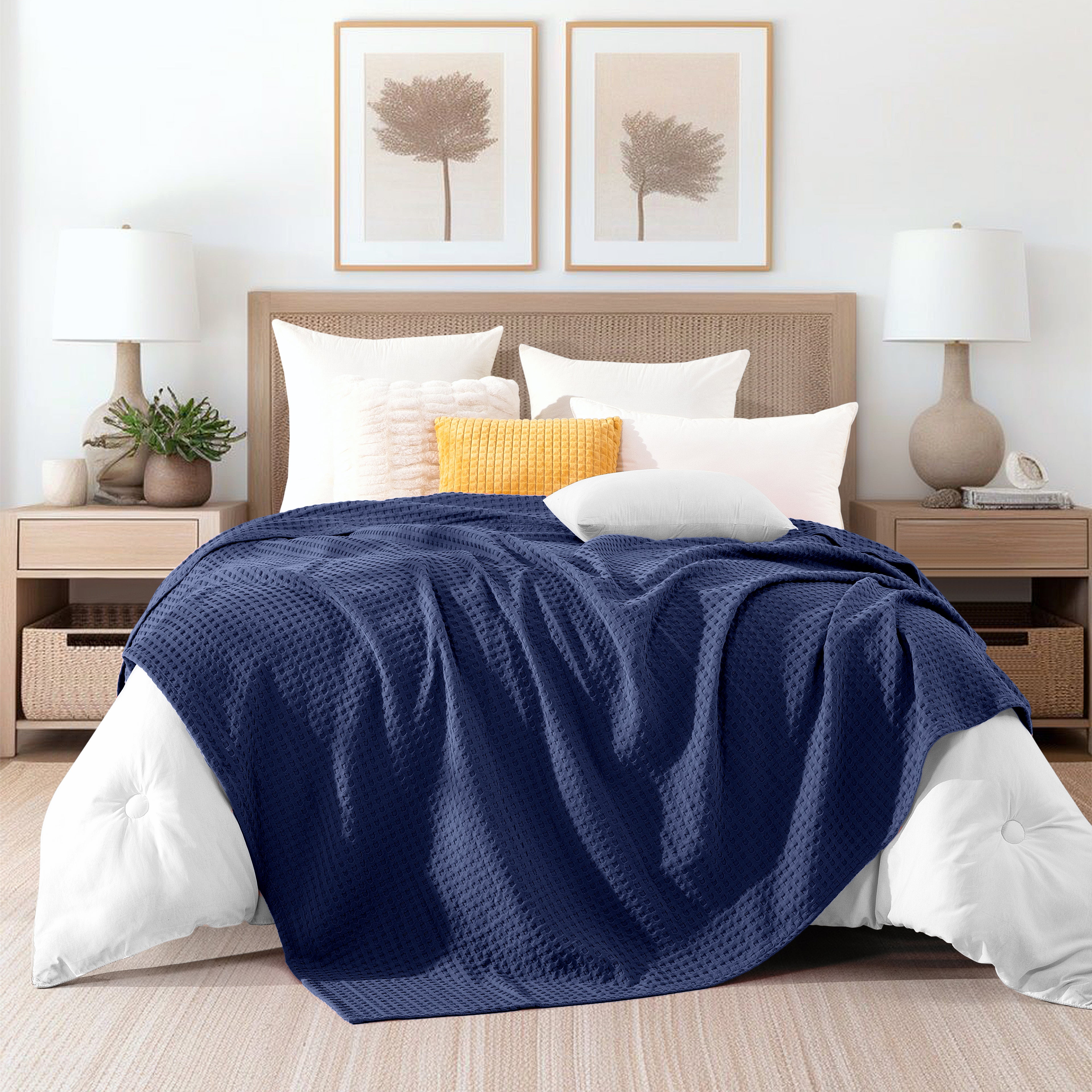 Cotton Waffle Blanket