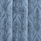 Set of 2 Penelope Jacquard Look Curtain Panels - 54" W x 84" L