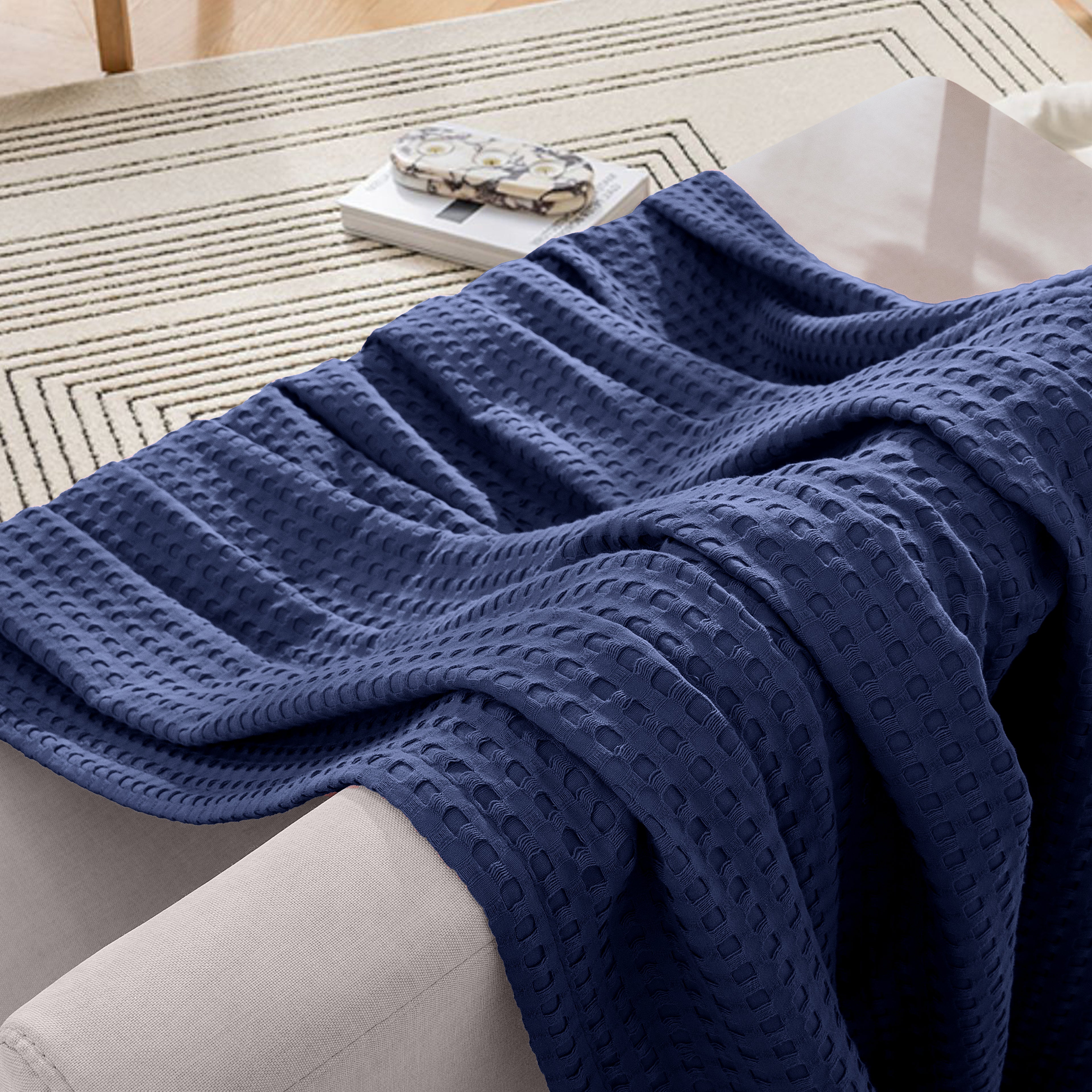 Cotton Waffle Blanket