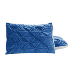 3-Piece Pinch Pleated Micro-Suede Reversible Sherpa - Comforter Set