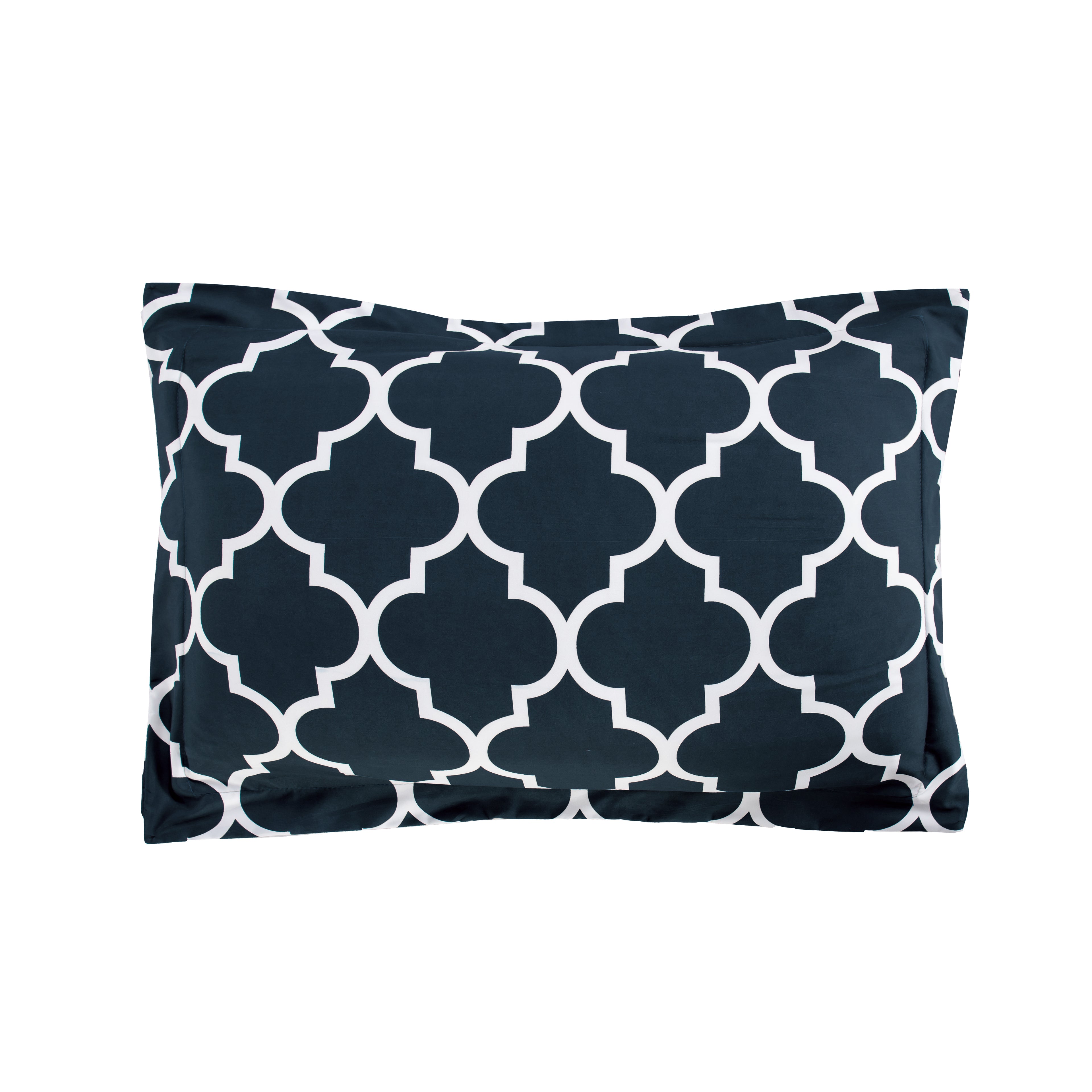 3-Piece Moroccan Trellis Reversible Comforter Set