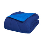 3-Piece Reversible Diamond Stitched Comforter & Shams