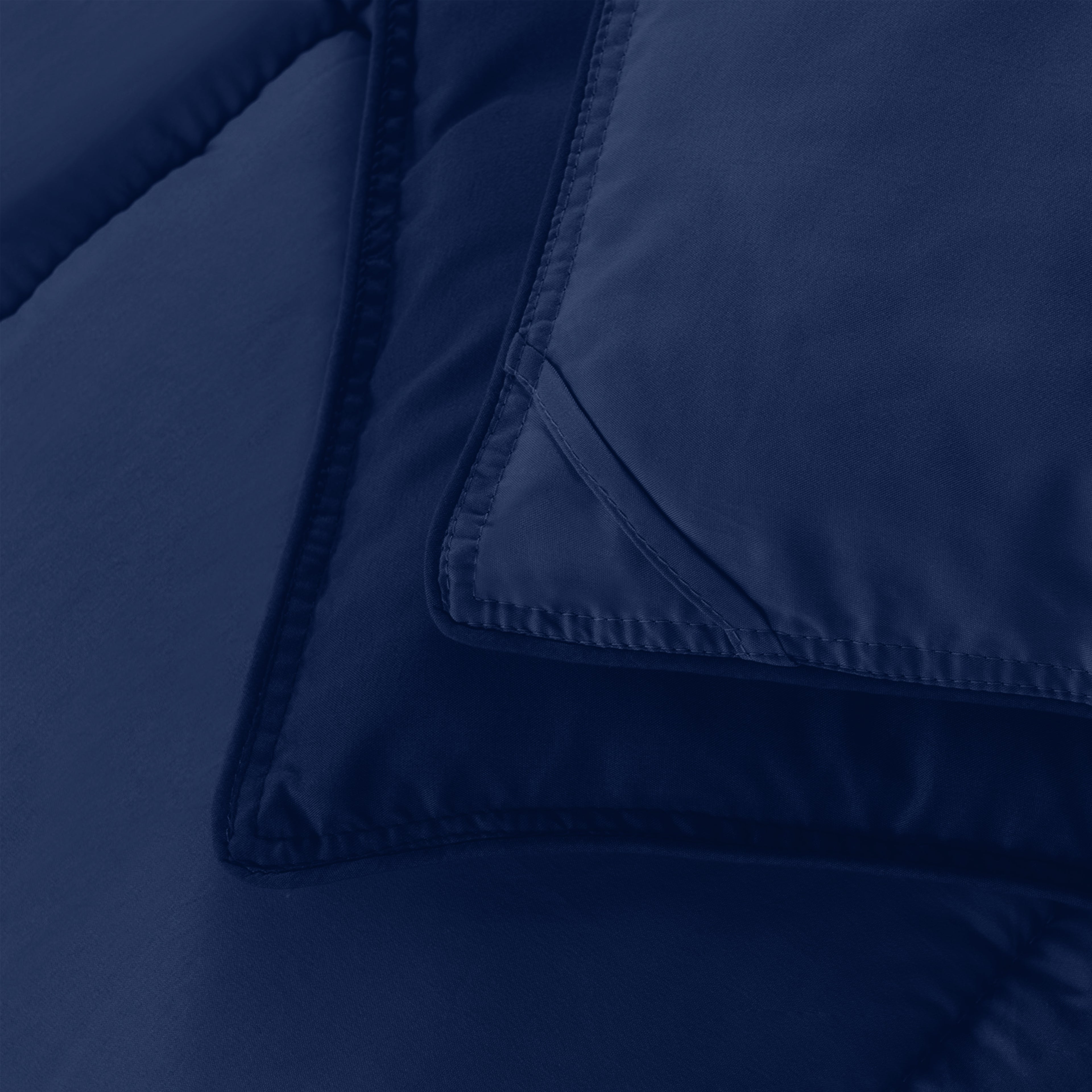 3-Piece Box Stitched Comforter & Shams - Duvet Insert with 4 Corner Tabs