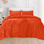 4-Piece Velvet Plush Flannel Sheet Set