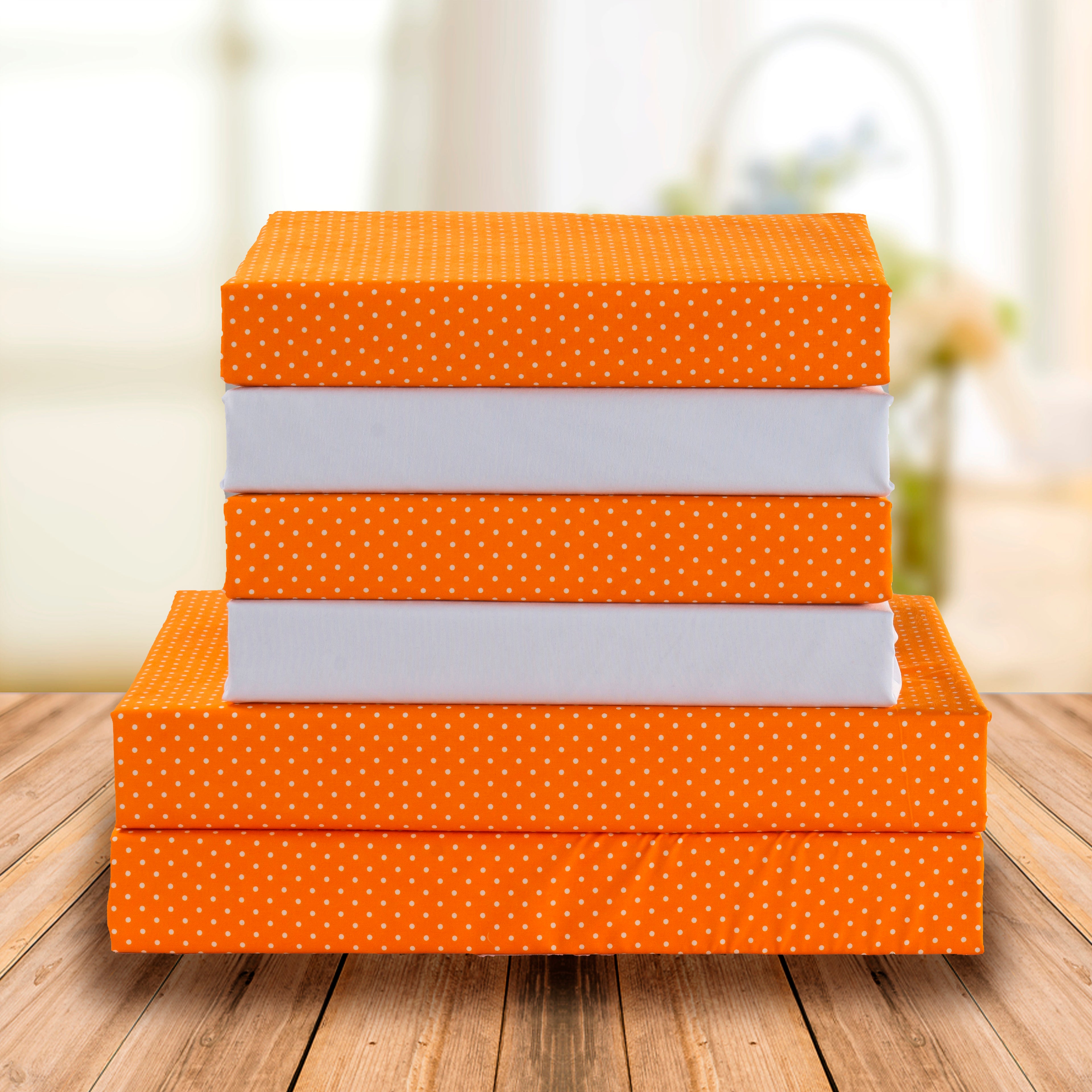 6-Piece Polka Dot Printed Sheet Set - Soft as a Hotel Premium Quality