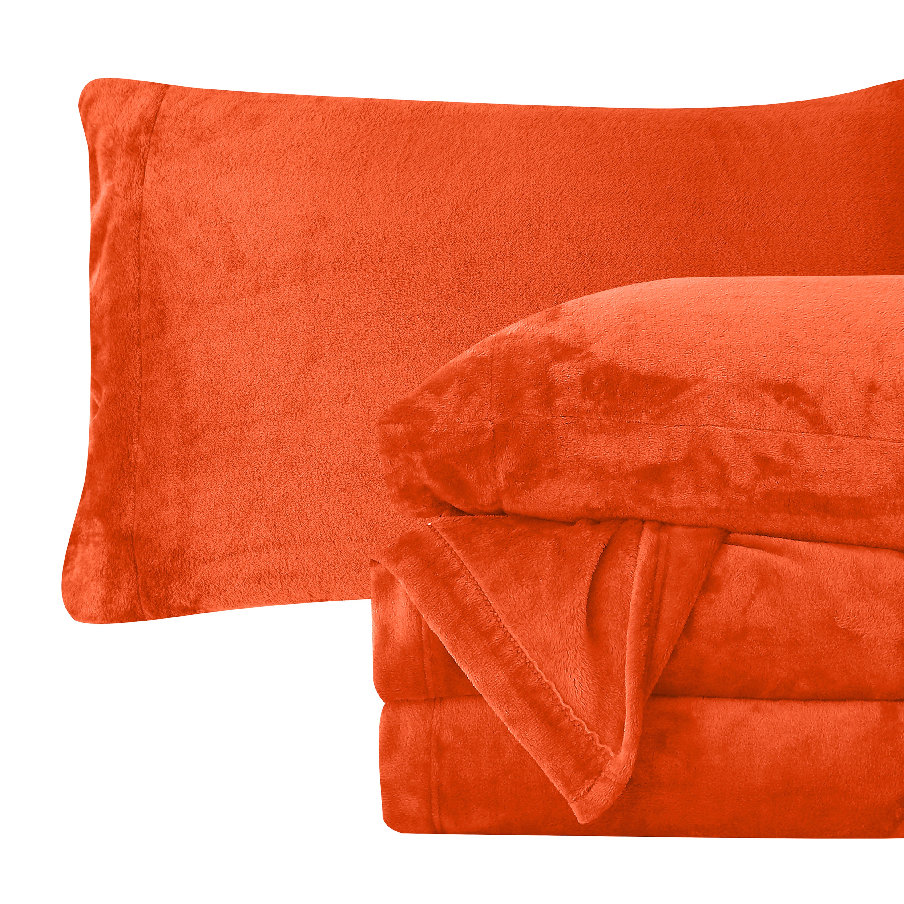 4-Piece Velvet Plush Flannel Sheet Set