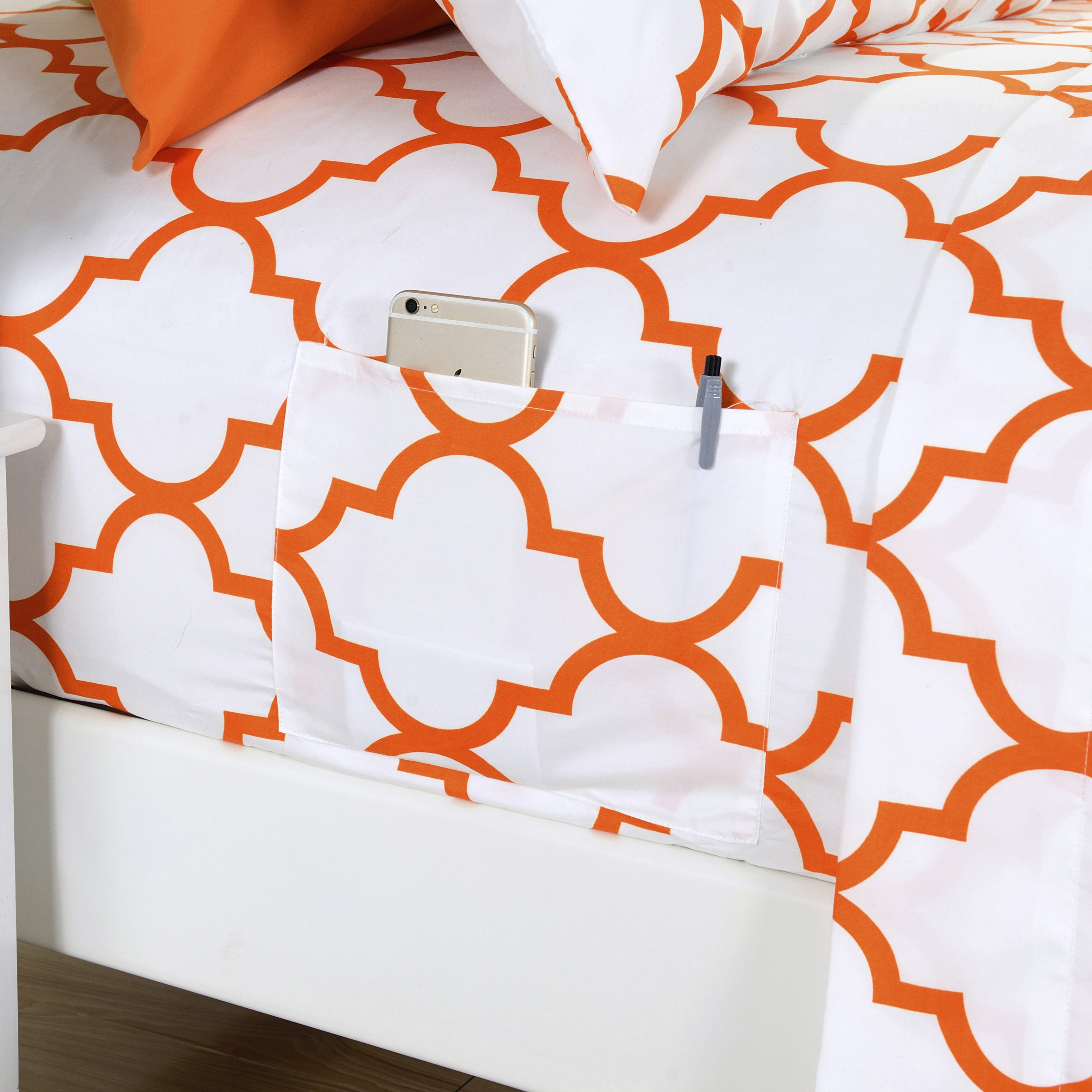 6-Piece Moroccan Trellis Printed Pattern - Soft as a Hotel Premium Quality