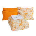 10-Piece Tie-Dye Comforter Set, Includes 6-Piece Sheet Set with Double Sided Storage Pockets