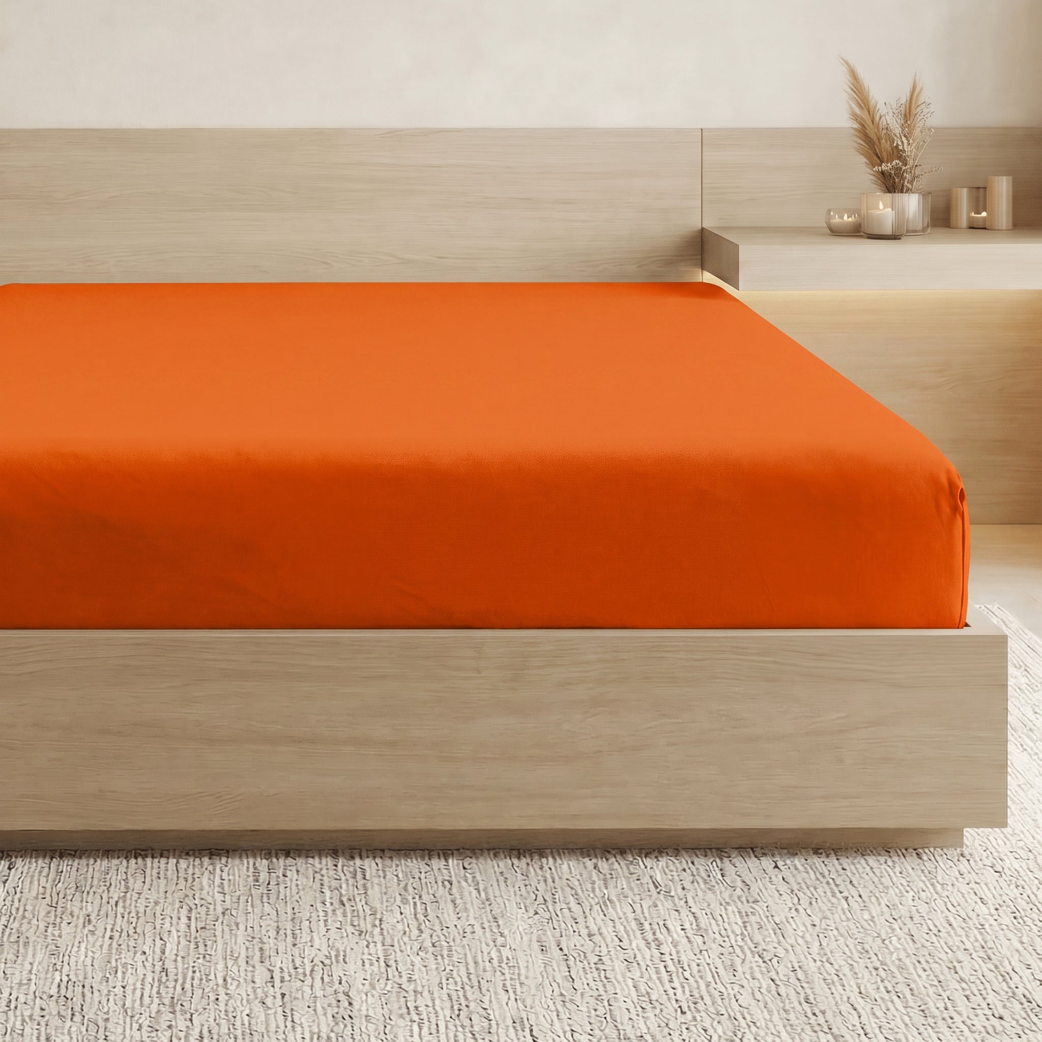 Essential 1 Piece Solid Fitted Sheet - All Around Elastic