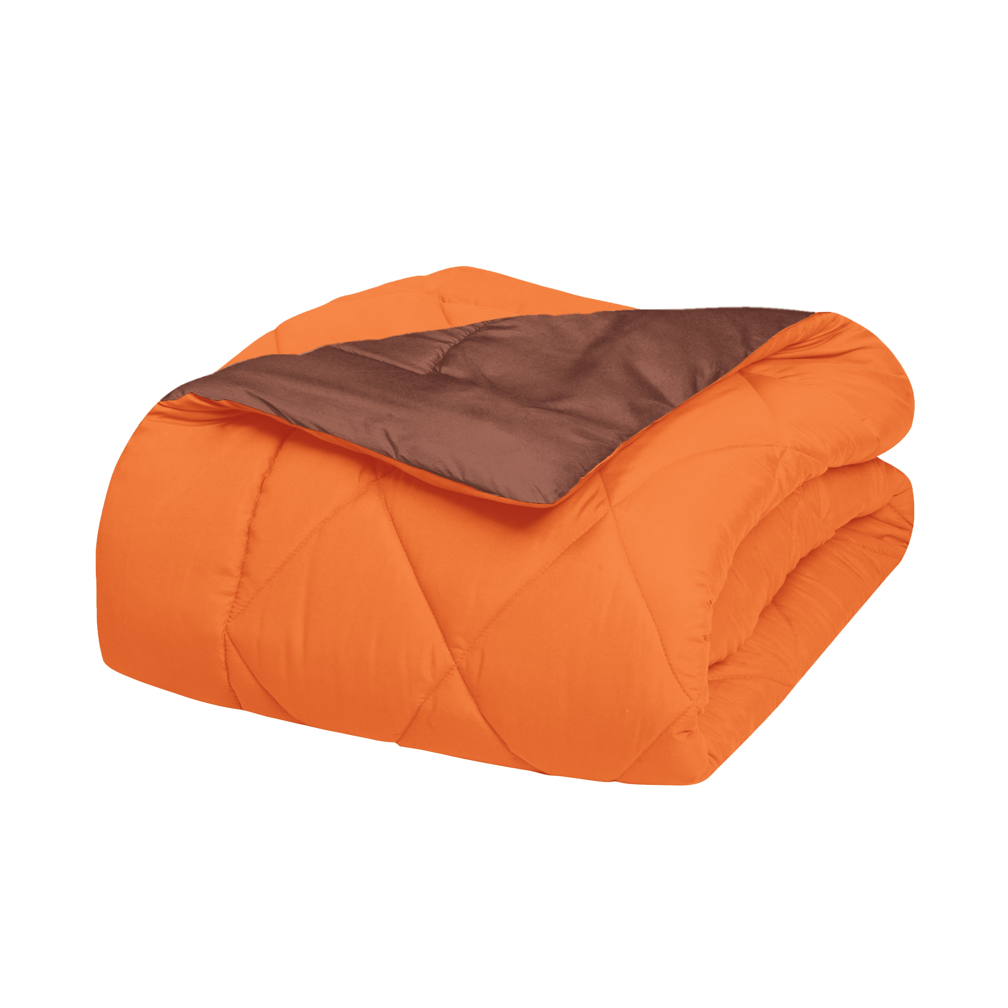 3-Piece Reversible Diamond Stitched Comforter & Shams