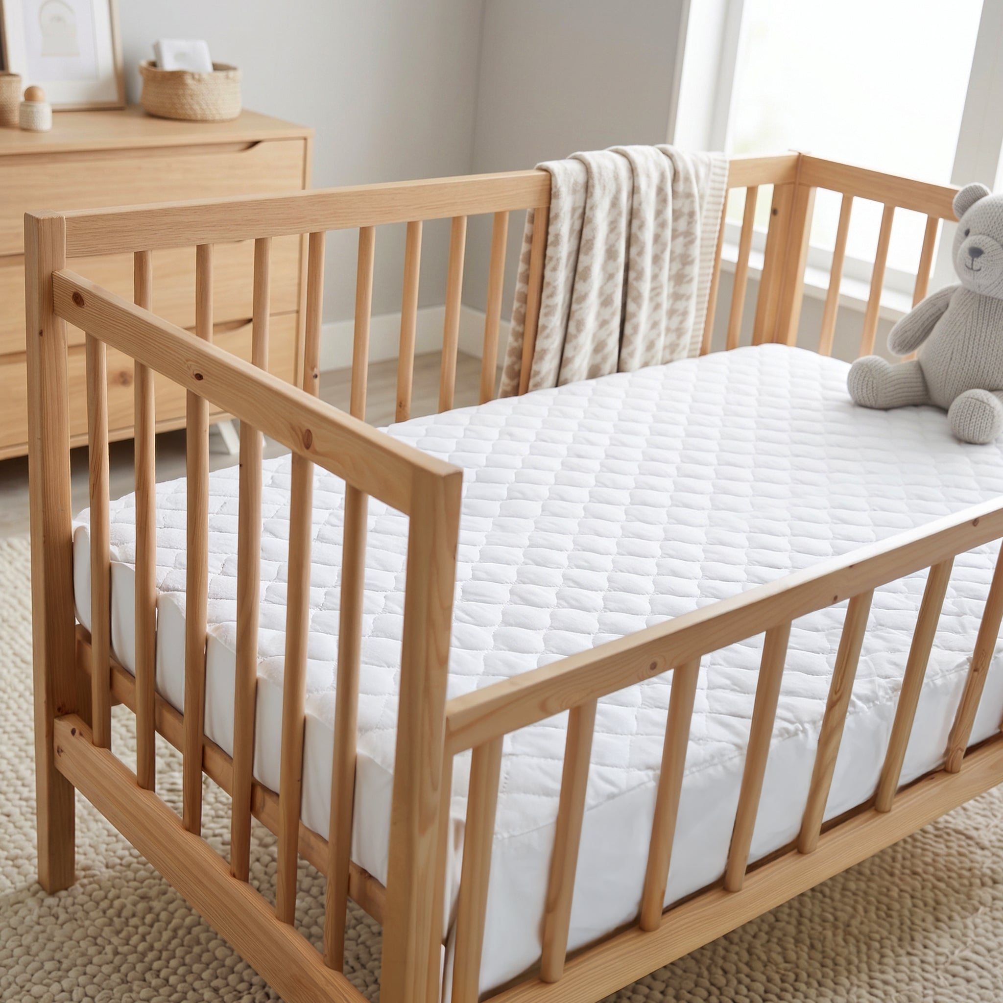 Crib/Toddler Waterproof Mattress Protector Pad