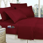 8-Piece Lodge Plaid and Patch Reversible Comforter Set - Includes 4-Piece Sheet Set with Double Sided Storage Pockets