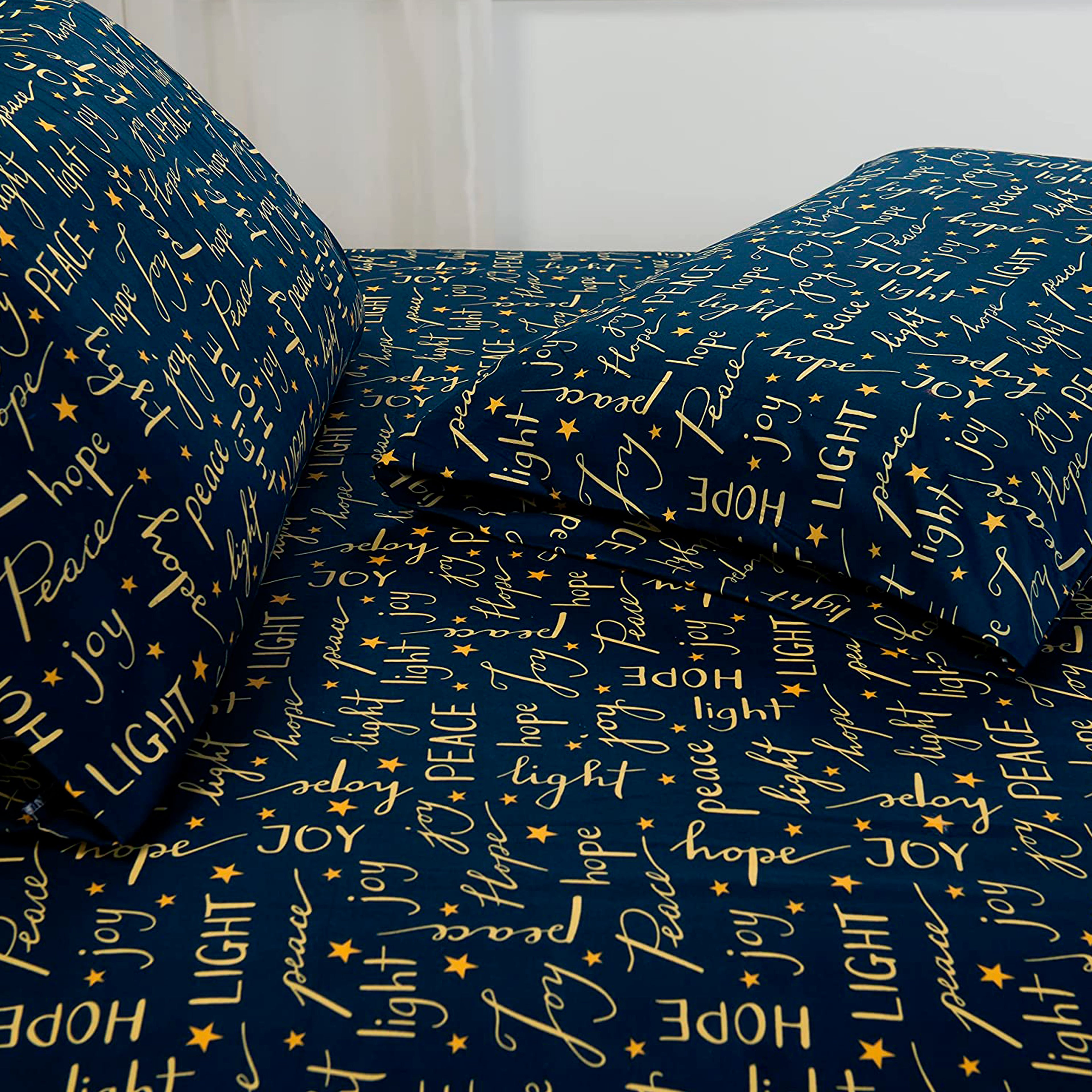 6-Piece Christmas & Holiday Sheet Set - Soft as a Hotel Premium Quality