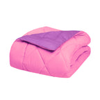 3-Piece Reversible Diamond Stitched Comforter & Shams