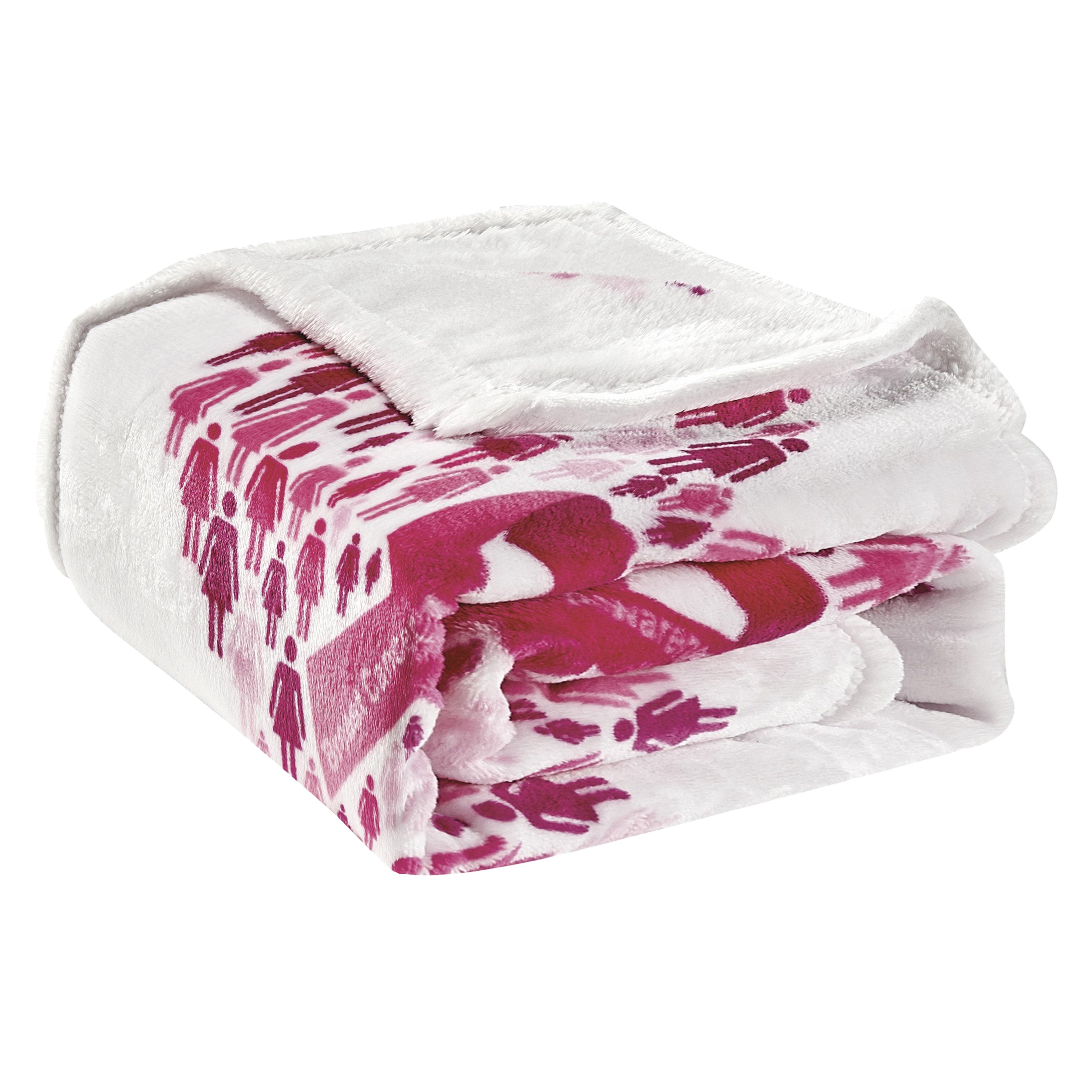 50" x 70" Decorative Flannel Fleece Throw Blanket