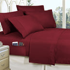 8-Piece Lodge Plaid and Patch Reversible Comforter Set - Includes 4-Piece Sheet Set with Double Sided Storage Pockets
