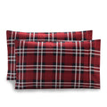 Plaid Printed - Set of 2 Pillowcases