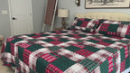 3-Piece Patch Plaid Quilted Reversible Bedspread Coverlet Set