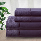 Quilted 4-Piece Sheet Set, Premium Hotel Quality