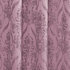 Set of 2 Penelope Jacquard Look Curtain Panels - 54" W x 84" L