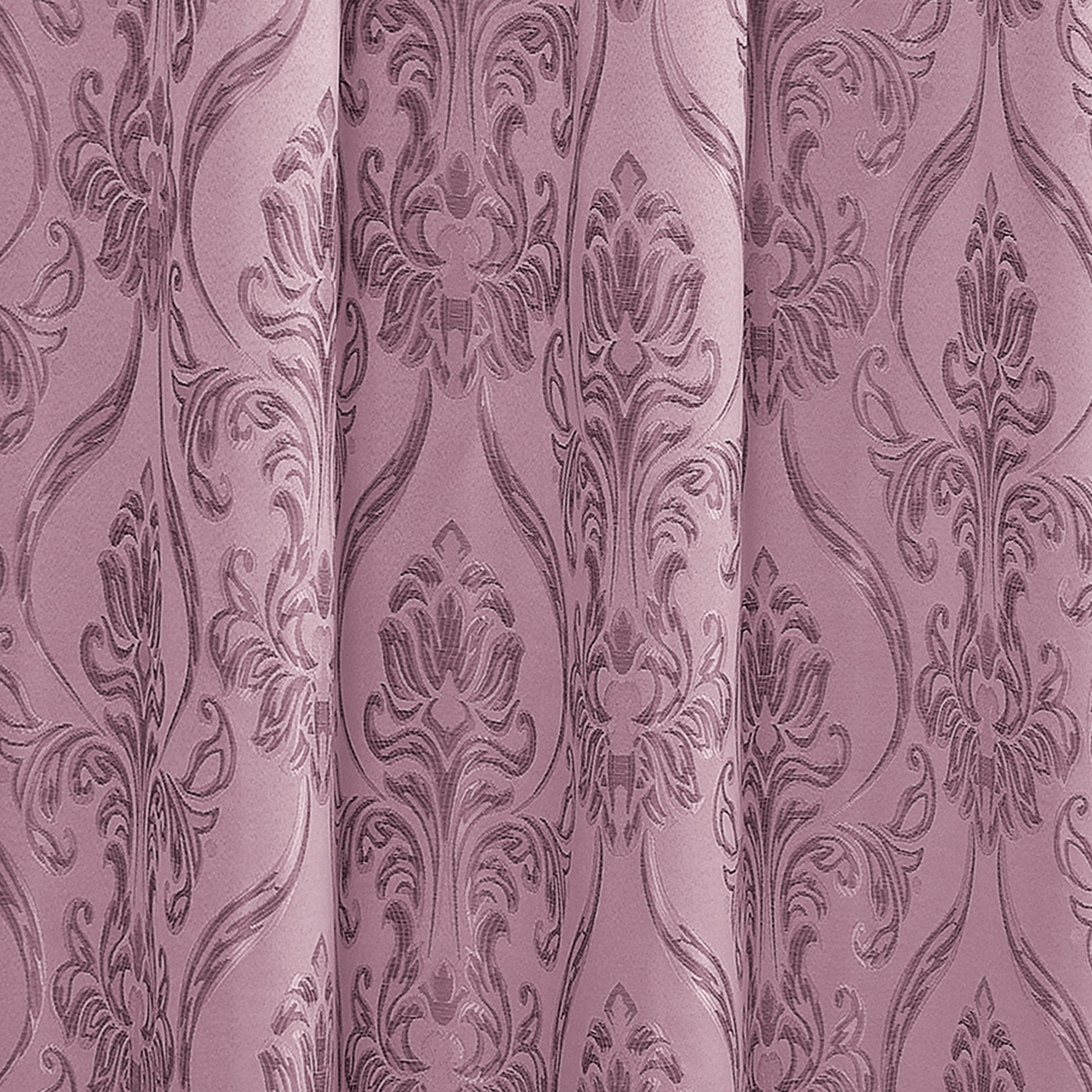 Set of 2 Penelope Jacquard Look Curtain Panels - 54" W x 84" L