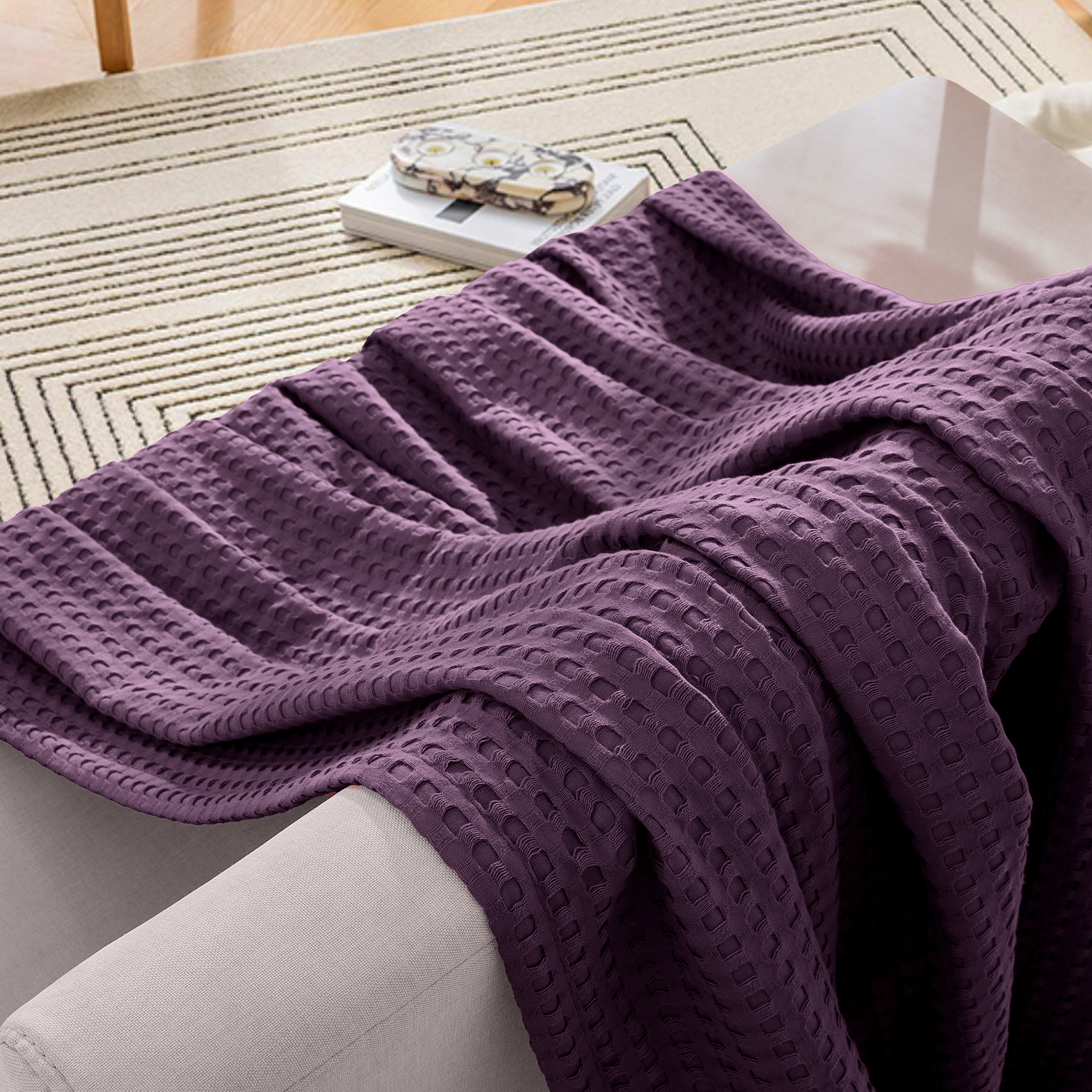 Cotton Waffle Blanket